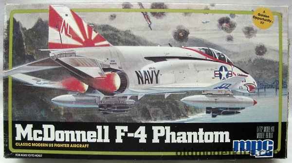 MPC 1/72 McDonnell Douglas F-4J / B / C / D / E Phantom II - VF-111 USS Coral Sea, 1-4302 plastic model kit